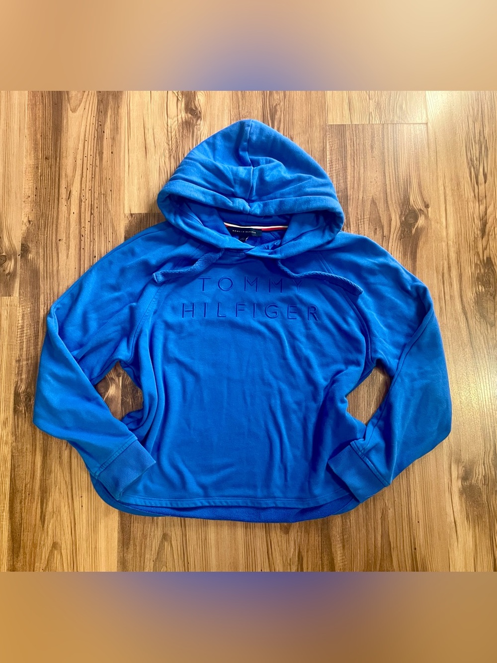 Tommy Hilfiger Blue Pullover Hoodie Size S